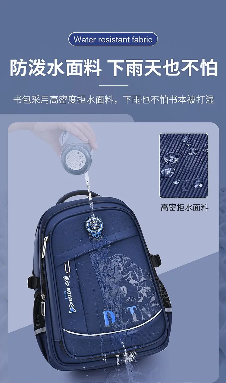 Children's capacious school bag lightweight, for secondary school, 1-3-6-9 years, 2027 years — chobi 11
