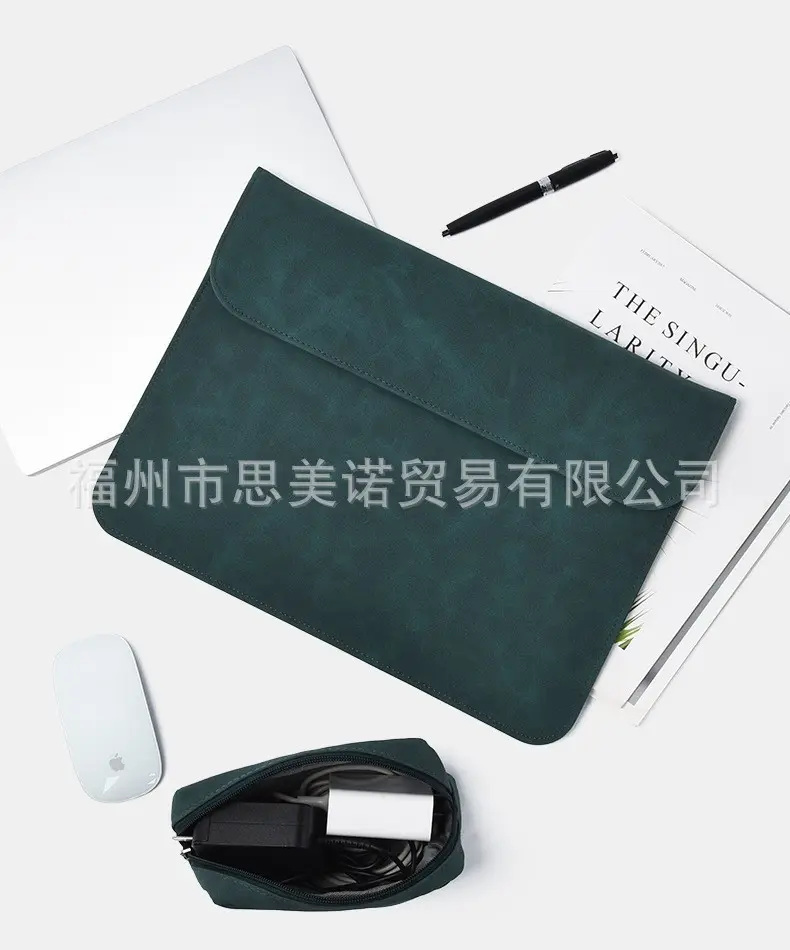 Laptop, liner, polyurethane waterproof bag, fashionable protective case, business version, simple and elegant design — chobi 2