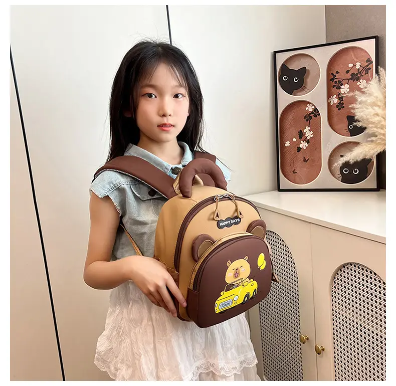 (Cross-border trading), cute children's backpack for men and women for early age, school bag — chobi 19