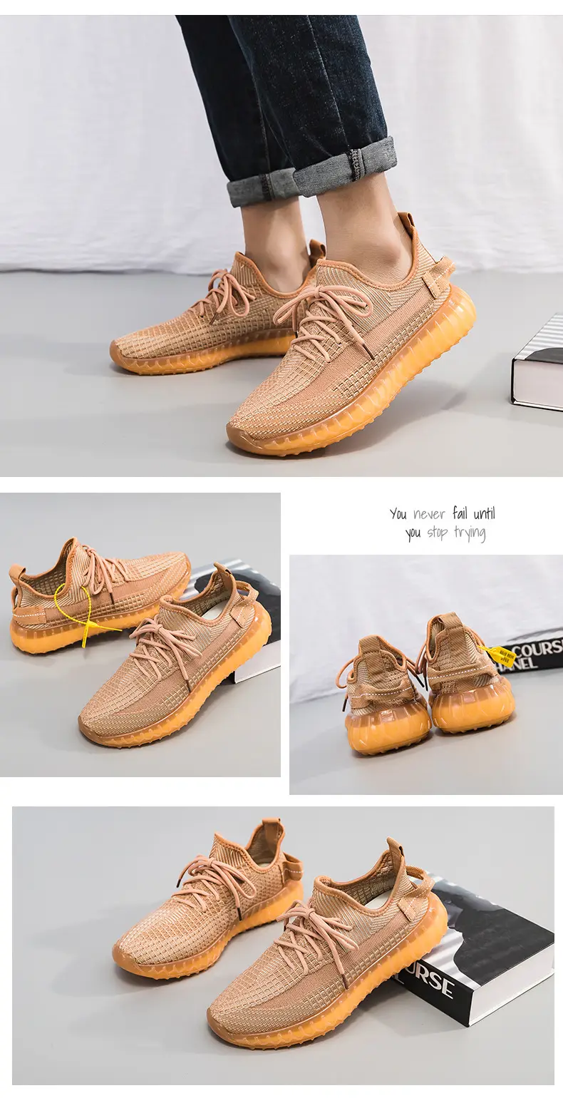 Breathable fashionable running sneakers, soft sole — chobi 22
