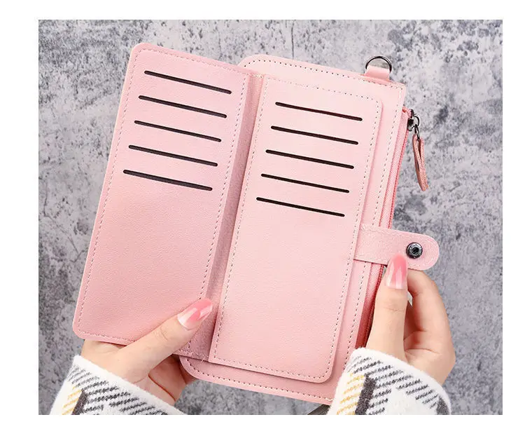 Wallet, shoulder bag, capacious card holder, universal coins, Japanese and Korean — chobi 8