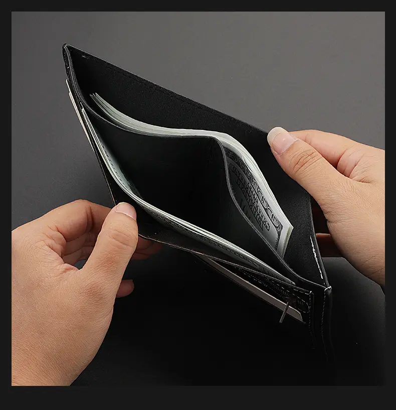 (Wholesale), men's short retro wallet for students, with your logo imprint, (Physicals) — chobi 23