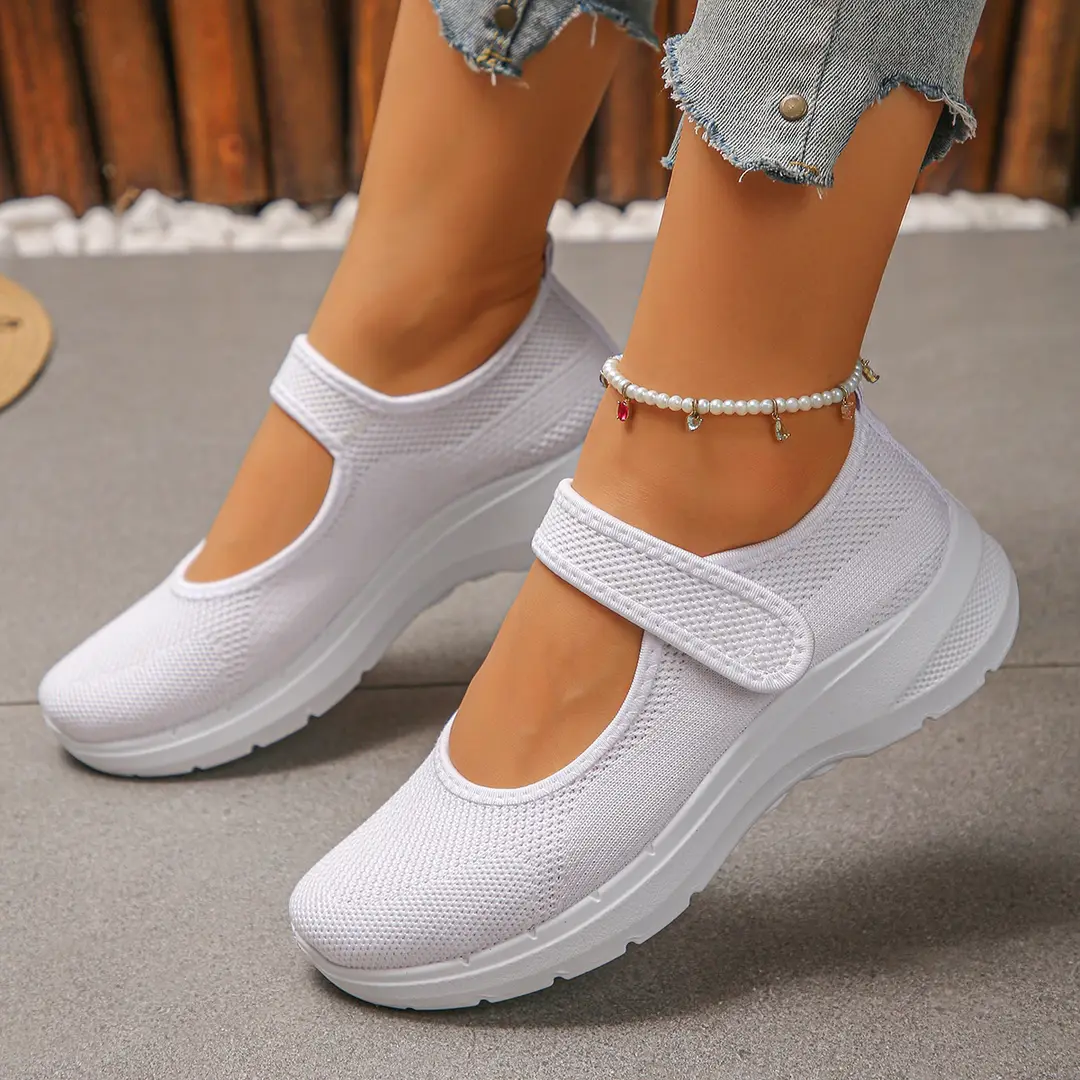 (Cross-border trading), Mary Jane shoes, breathable shoes, lightweight sneakers low-cut, casual women's walking shoes, plus size, for middle age, made — chobi 20