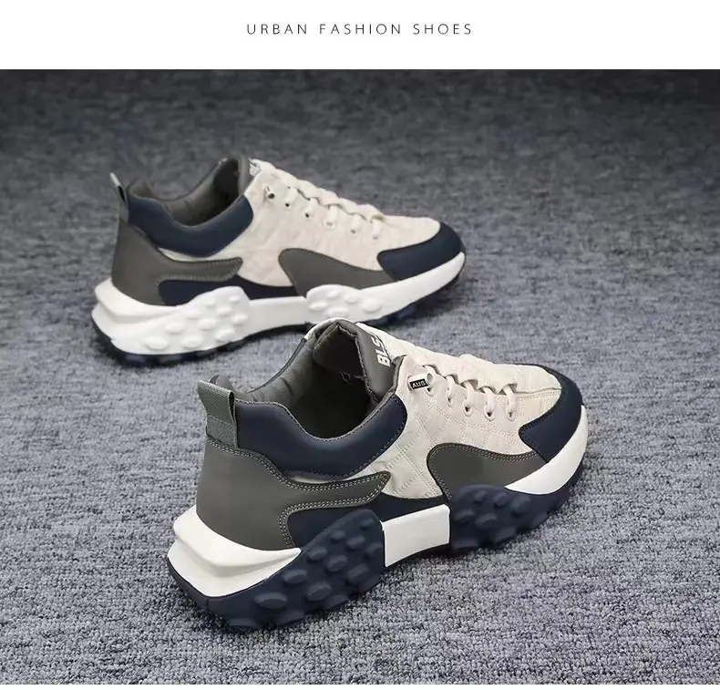 (Cross-border trading), casual non-slip wear-resistant sports comfortable running sneakers, plus size — chobi 17