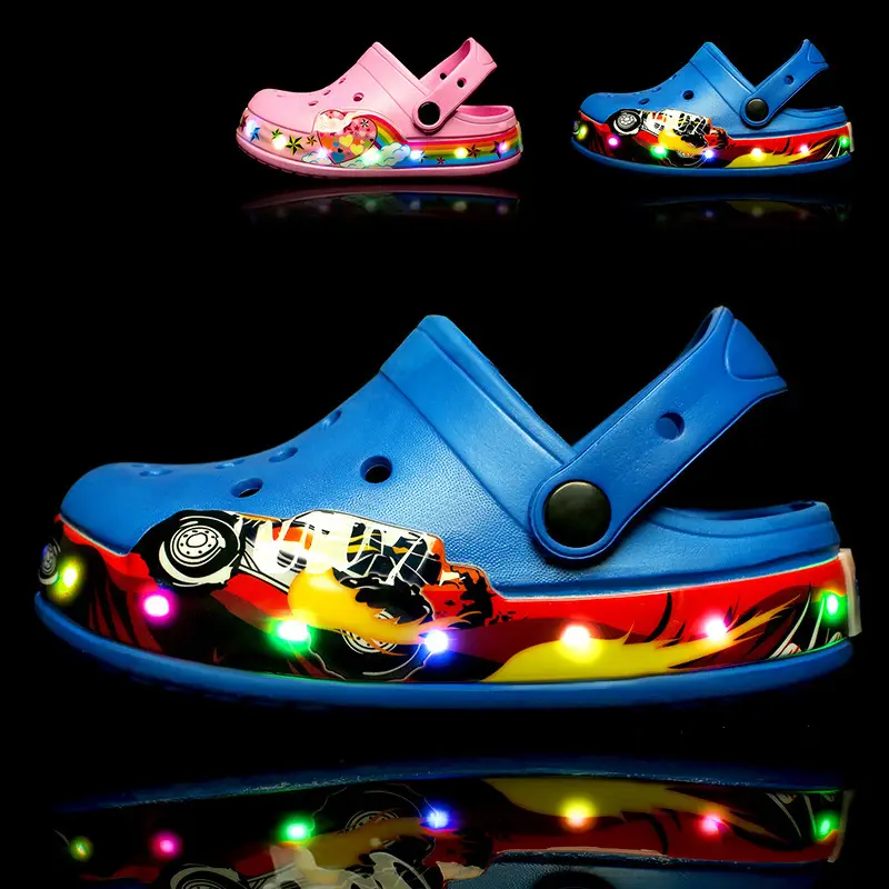 (Cross-border trading), (Wholesale), children's summer Crocs-style slippers, sandals, beach footwear — chobi 14