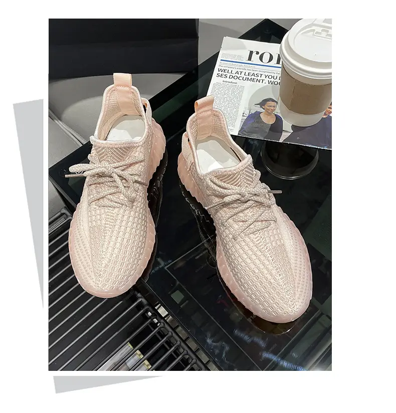 Breathable fashionable running sneakers, soft sole — chobi 36