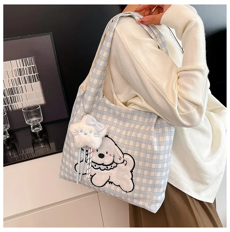 Cute cartoon universal shoulder bag to go out, one-shoulder bag — chobi 14