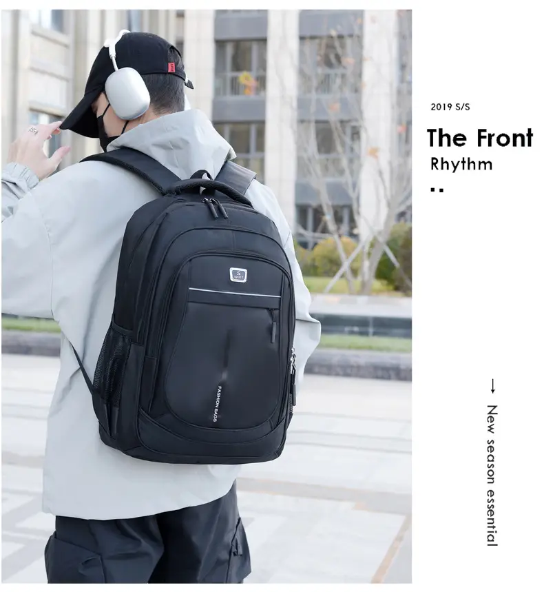 (Cross-border trading), casual backpack, laptop, travel bag, simple and elegant design, business version — chobi 14