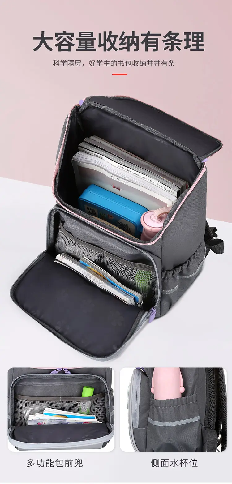 (Wholesale), children's school bag, capacious backpack lightweight, spine protection, 1-6 years — chobi 11