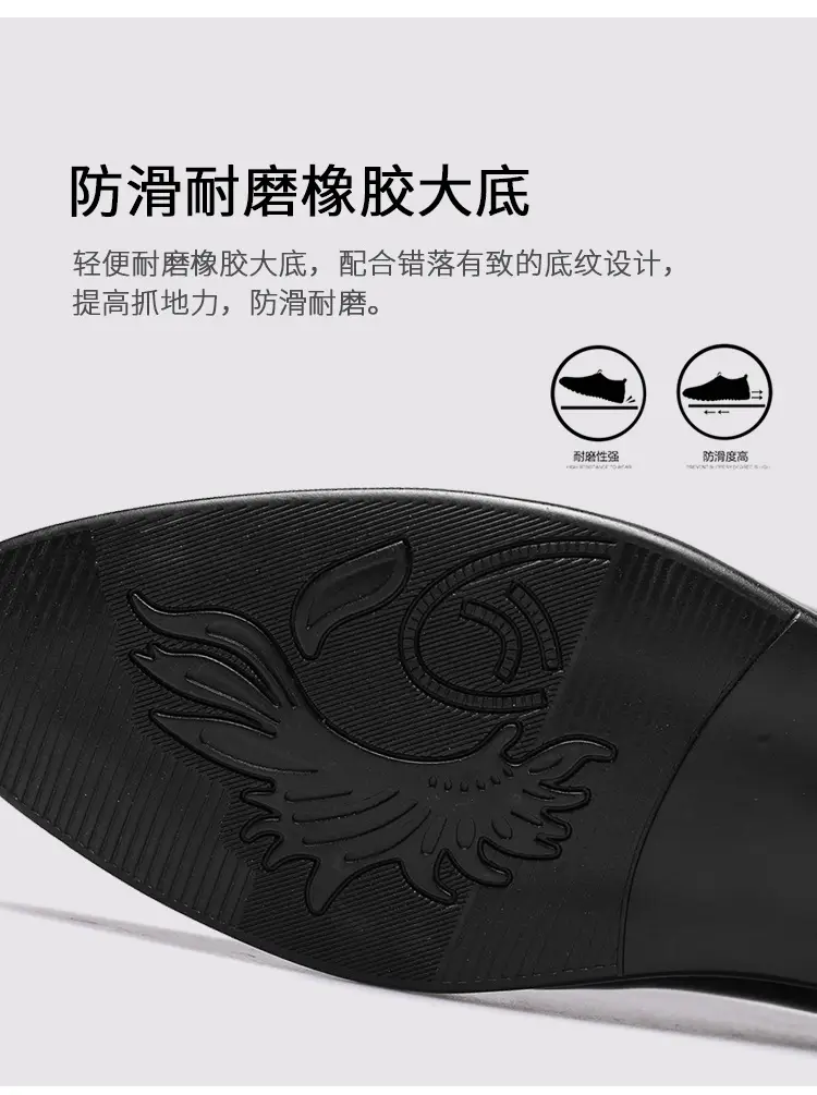 Men's classic suit jacket, casual footwear, universal wedding shoes, plus size, dropshipping available — chobi 16