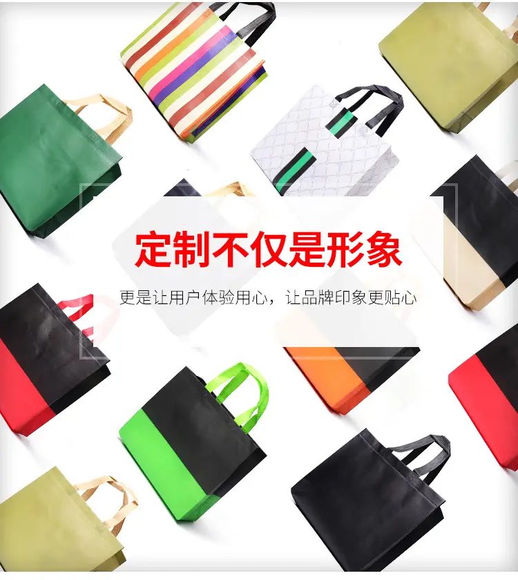 (Wholesale), cloth bag non-woven cloth, handheld folding shopping bag, three dimensional pack — chobi 2