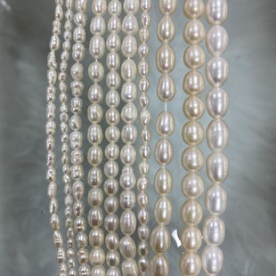 Organic accessory from pearl, accessories, necklace, 8-9mm, DIY — chobi 5
