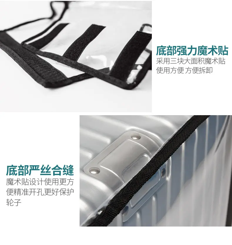 (Wholesale), suitcase, transparent protective case, dustproof box PVC, dust cover — chobi 7