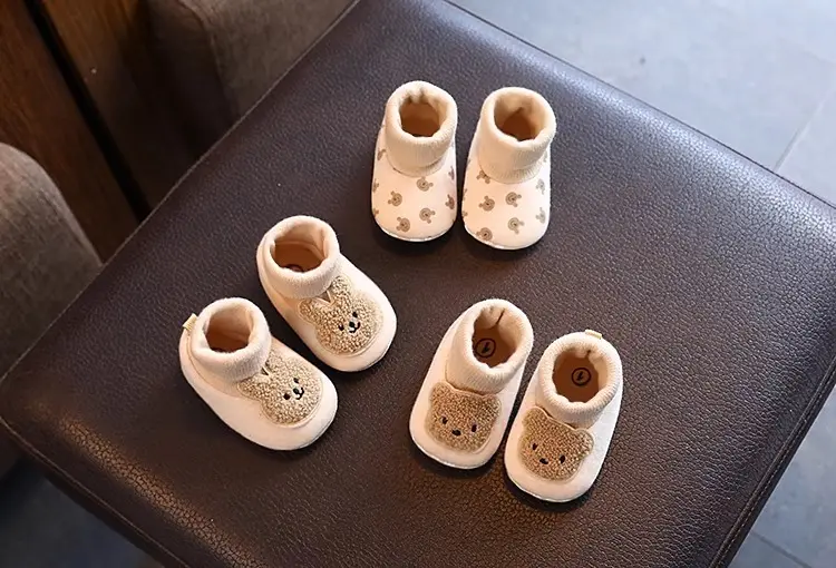 Baby shoes 0-3-12 months to 1 year old, spring and autumn and winter styles for men and women baby soft sole shoes — chobi 13