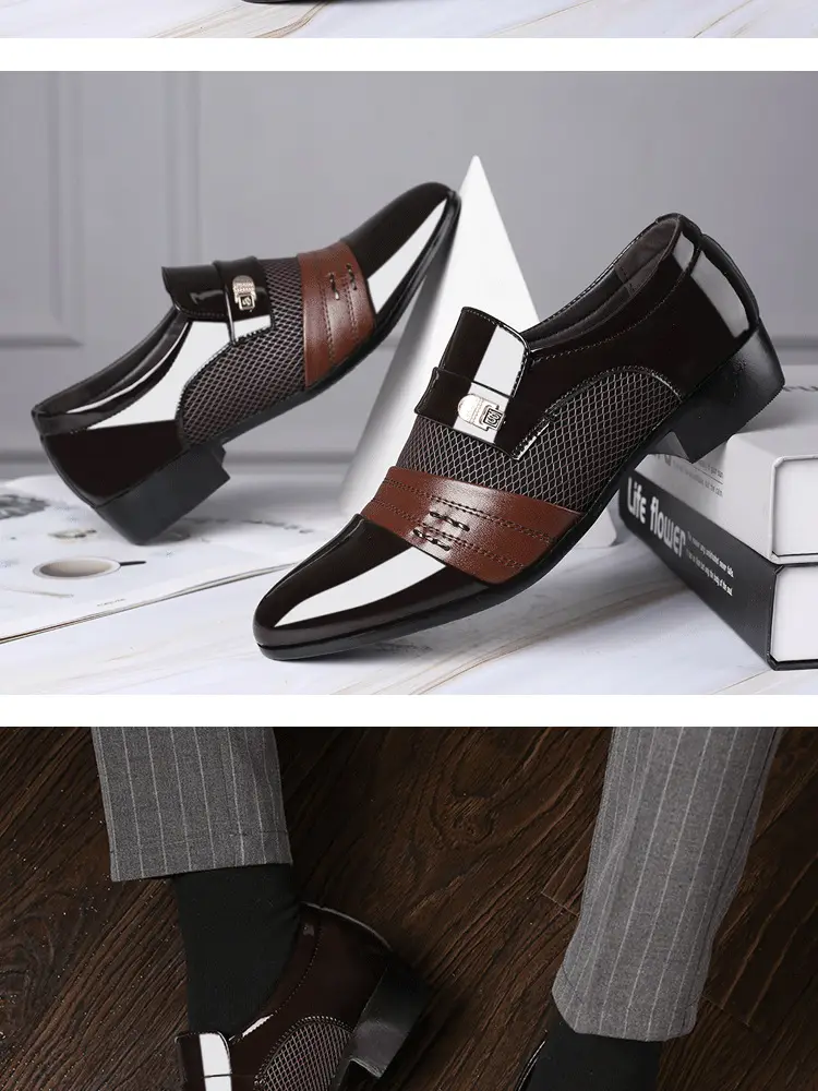 Men's casual footwear, classic suit jacket, universal wedding shoes, 2021 collection, plus size, dropshipping available — chobi 20