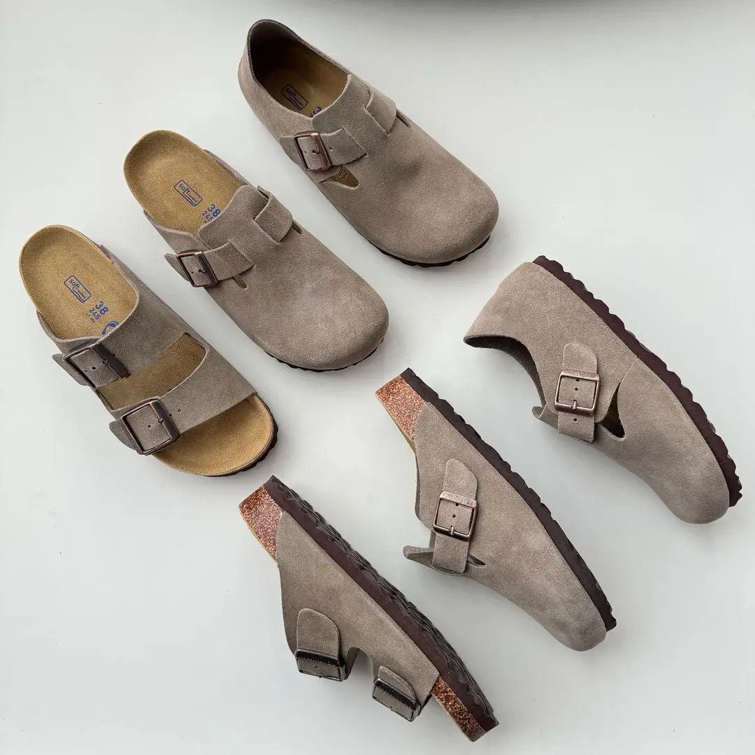 Sandals platform, slippers, suitable for spring and autumn, closed toe, genuine leather, suitable for outdoor wear — chobi 10
