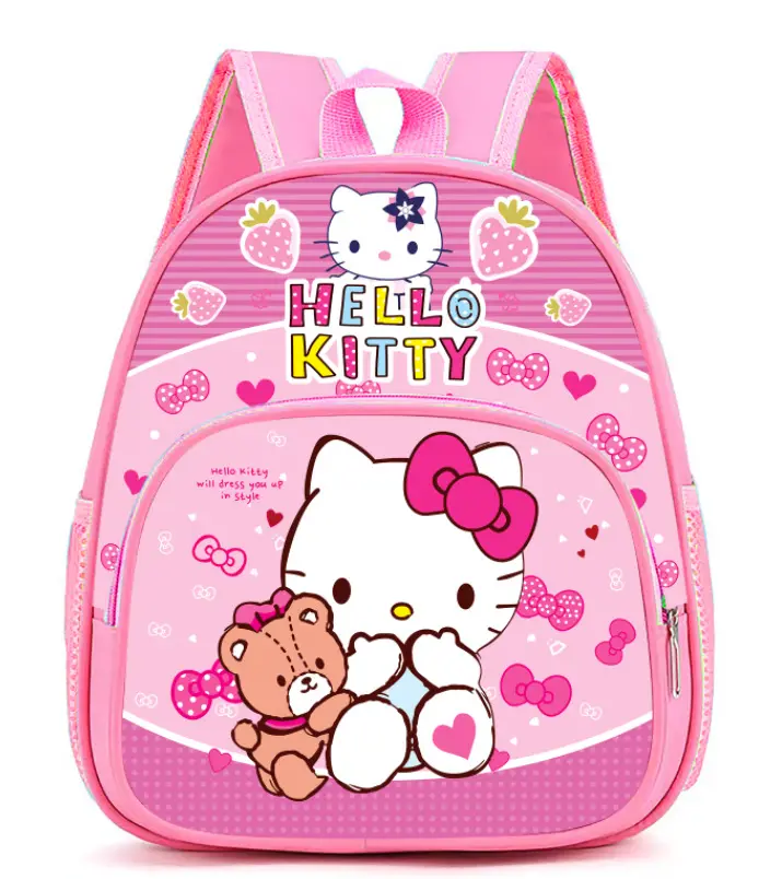 Cartoon handheld school bag, children's backpack, 3-5 years, spine protection — chobi 12