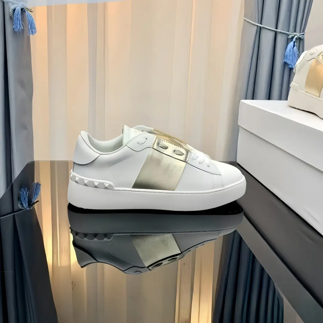 Fashionable universal sports white white sneakers for men and women platform, height increasing — chobi 7