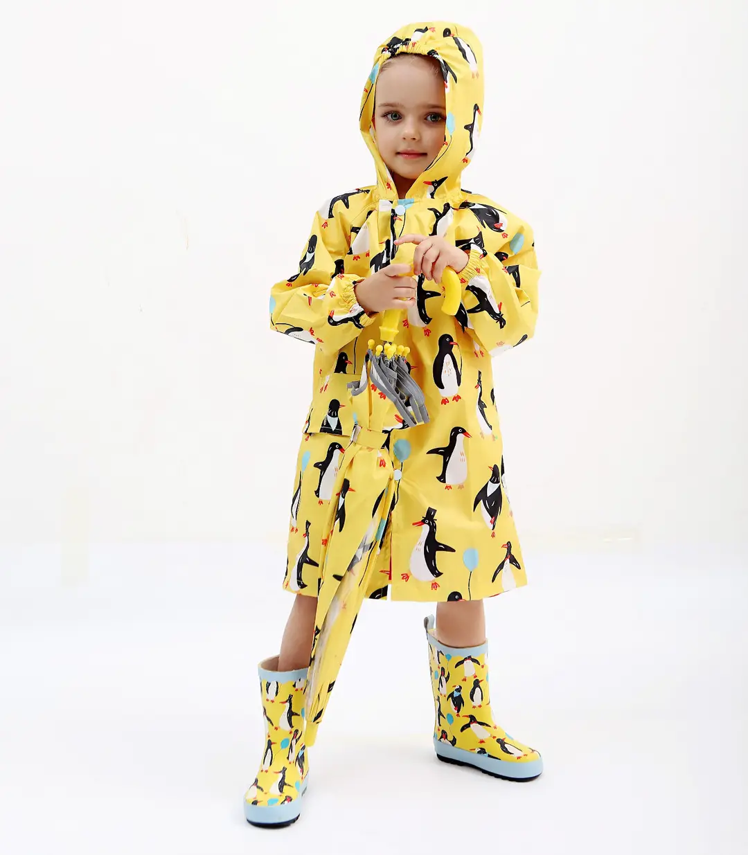 Promotion Cross -border INS Explosion Penguin Sky Horse Leopard Rain Rain Boots Rubber Waterproof ENBIHOUSE Children's Rain Shoes — chobi 9