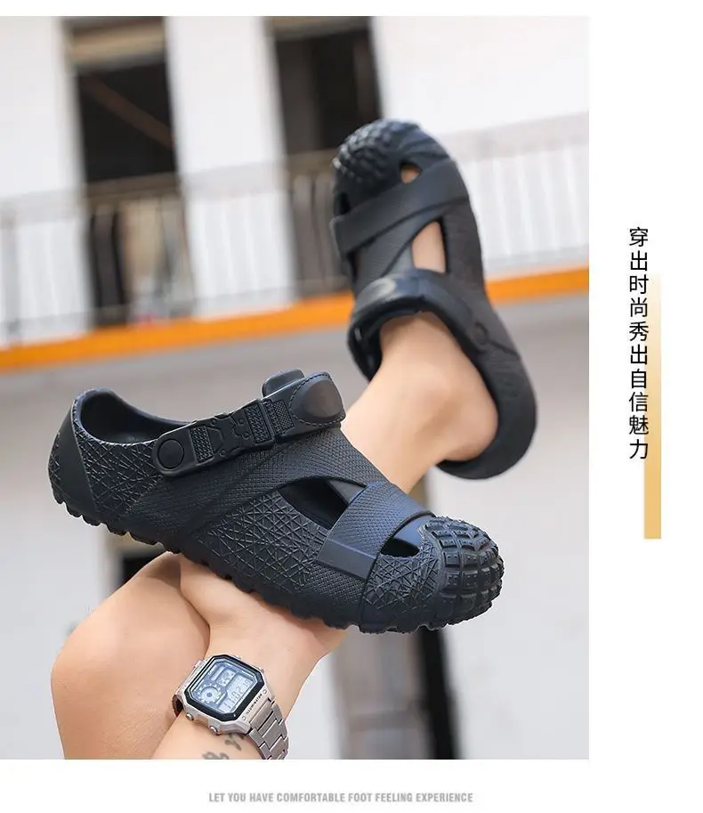 Sandals, non-slip slippers, beach sneakers, beach footwear, Collection Year 2026, suitable for outdoor wear, closed toe — chobi 9