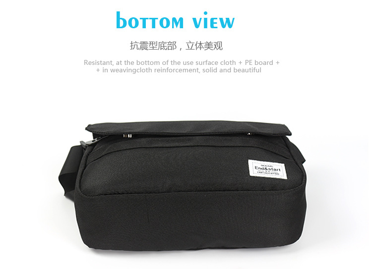 Shoulder bag, men's backpack, sports one-shoulder bag for leisure, Korean style — chobi 26
