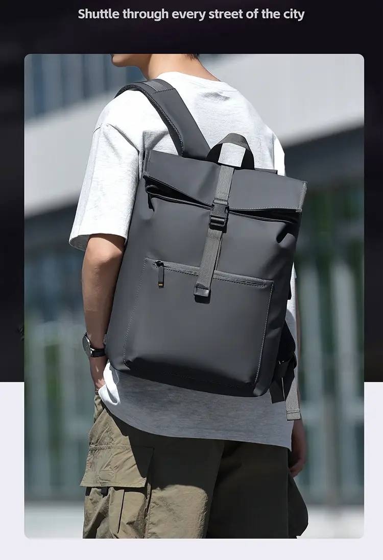 Capacious backpack, laptop, travel bag, 15.6 inch, business version — chobi 5