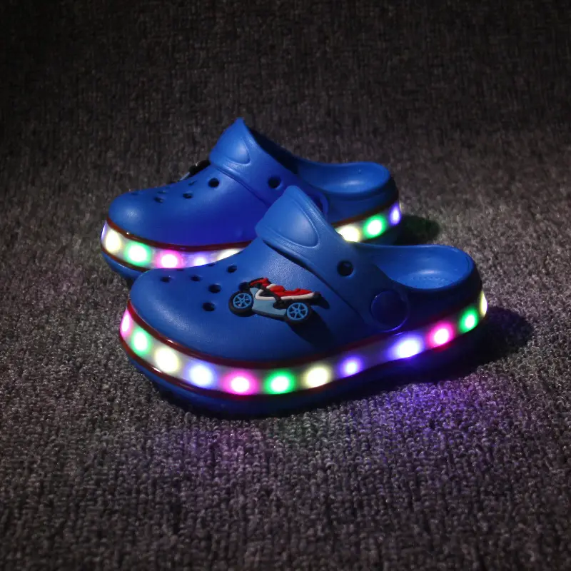 (Cross-border trading), (Wholesale), children's summer Crocs-style slippers, sandals, beach footwear — chobi 10