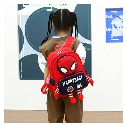 School bag for early age, cartoon children's breathable cute backpack for men and women girl's lightweight — chobi 25