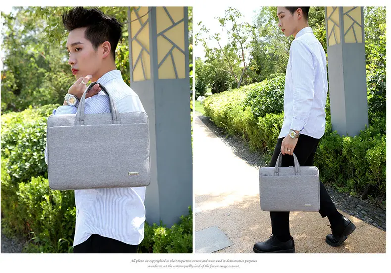 (Wholesale), hair dye, laptop, shoulder bag, fashionable handheld liner, 15.6 inch, logo printing service — chobi 12
