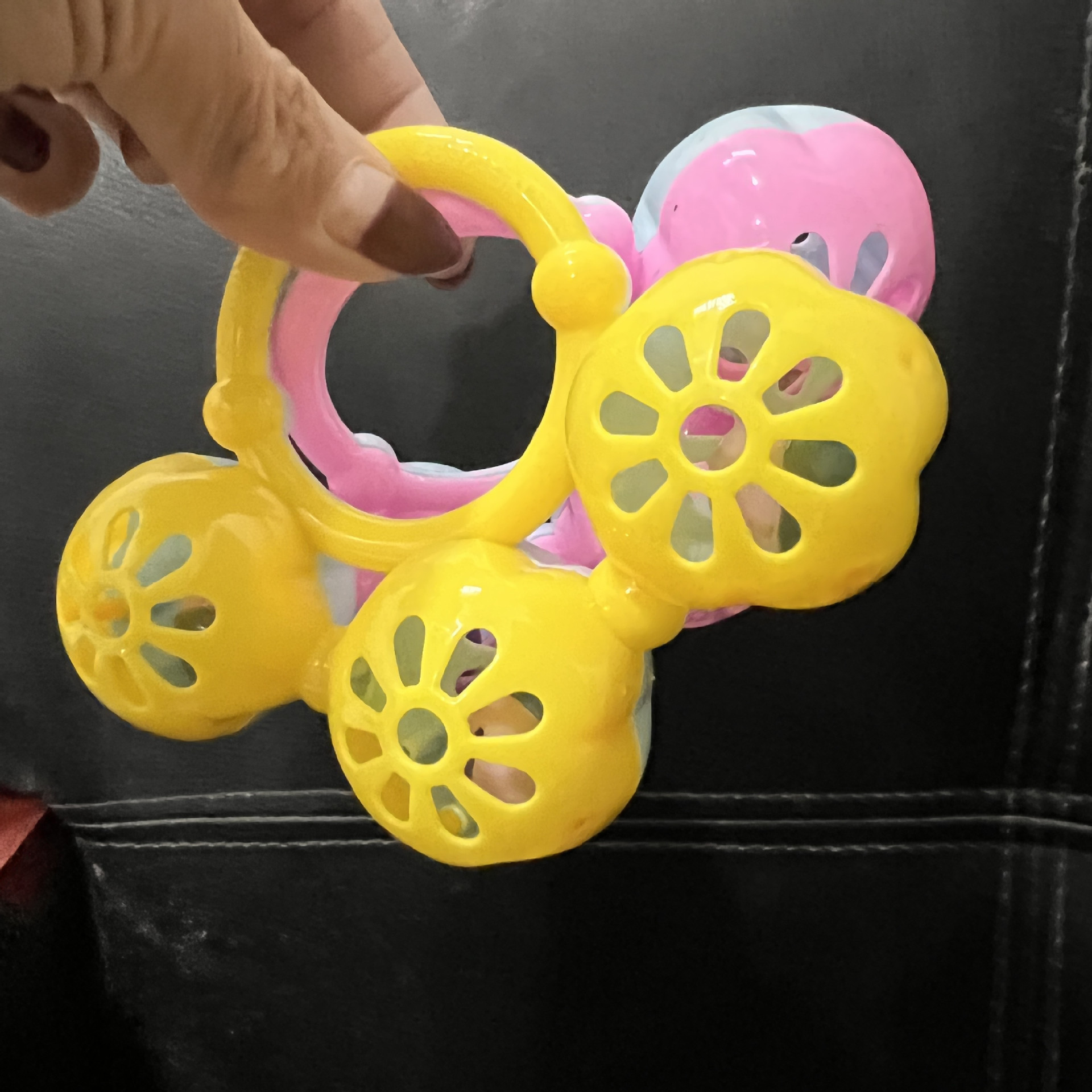 Baby rattle beanbag toy with sound — chobi 8