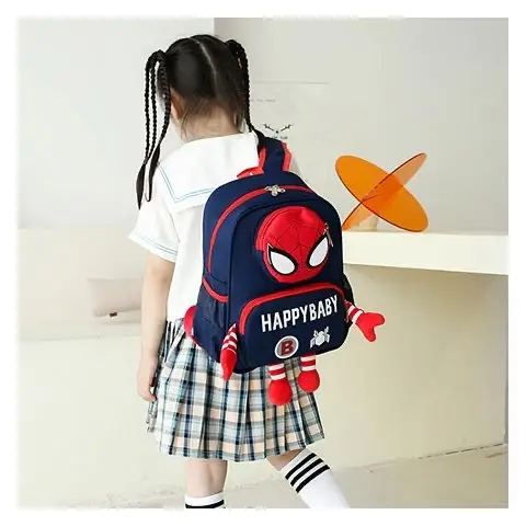 School bag for early age, cartoon children's breathable cute backpack for men and women girl's lightweight — chobi 29