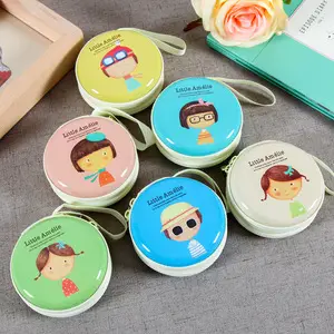 Cute cartoon wallet, card holder, headphones, organizer bag with zipper, small bag, Birthday gift — chobi 2