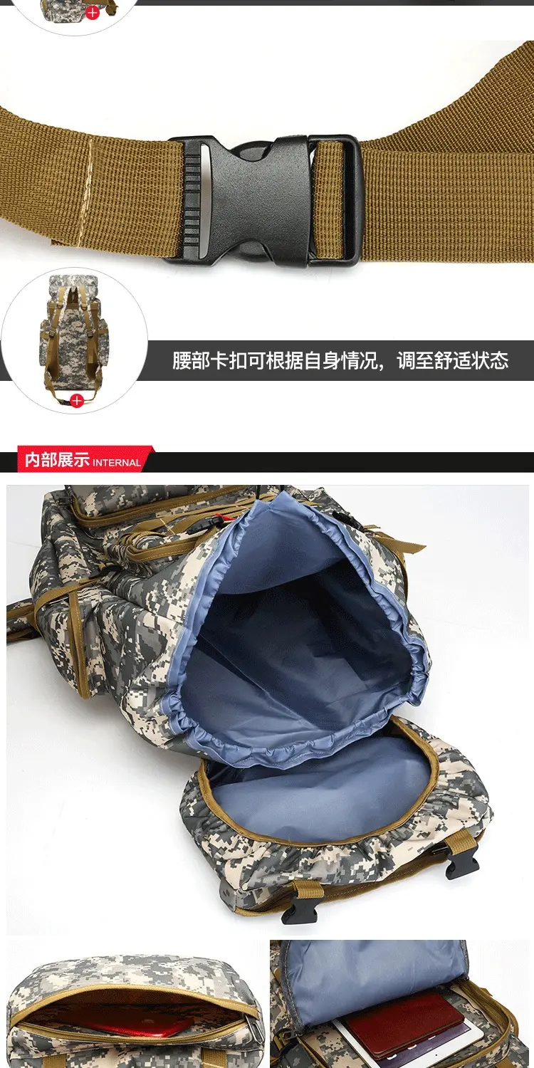 (Cross-border trading), capacious waterproof tactics sports backpack for men and women for traveling — chobi 21