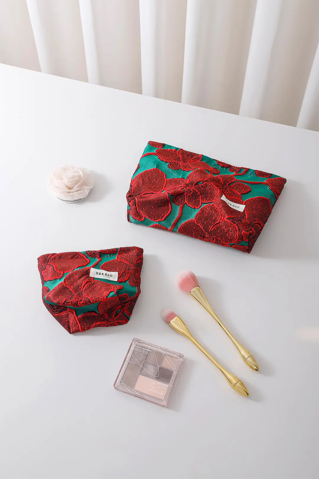 Retro capacious cosmetic bag, small clutch bag, storage bag, wallet, high-quality style — chobi 7