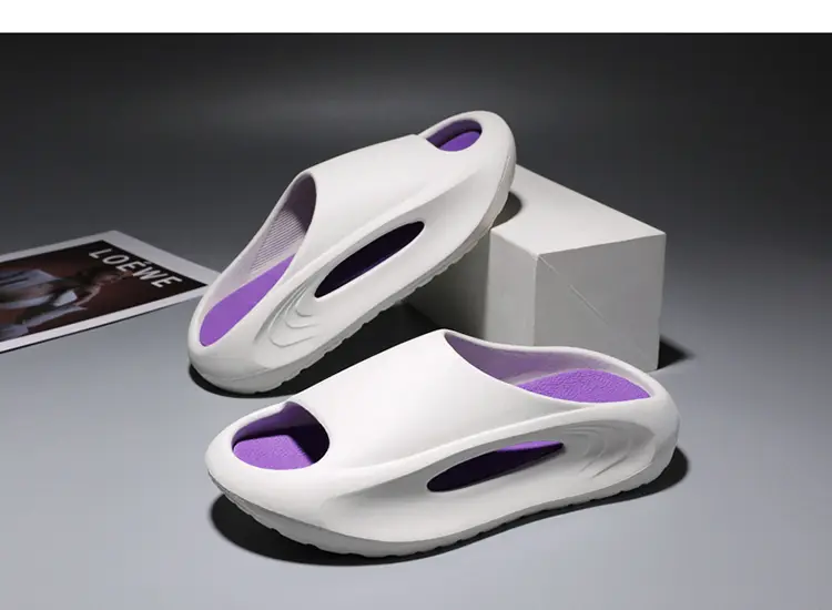 Men's summer ultra-soft men's slippers, sports beach sandals, suitable for outdoor wear, for teenagers, soft sole — chobi 14