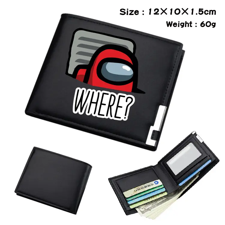 Wallet for men and women, polyurethane short card holder — chobi 3