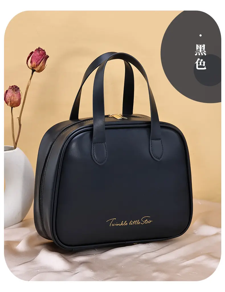 High quality capacious brand handheld big cosmetic bag, polyurethane travel bag, high-quality style — chobi 11