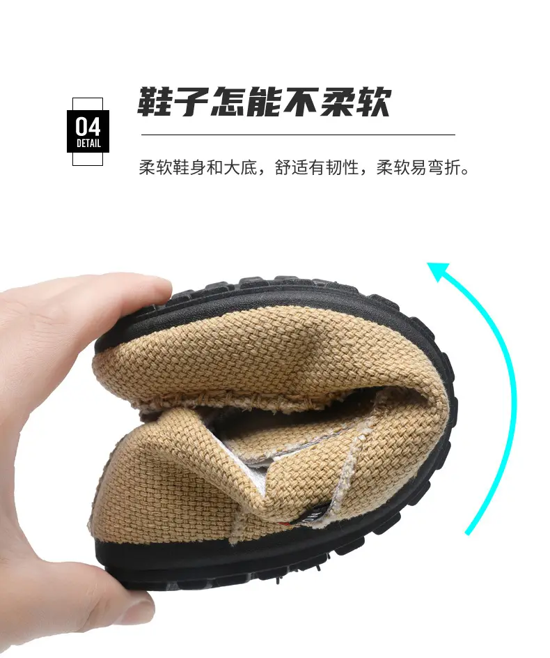 Breathable shoes, men's espadrilles, casual footwear, loafers, non-slip sole, easy to put on, plus size — chobi 9