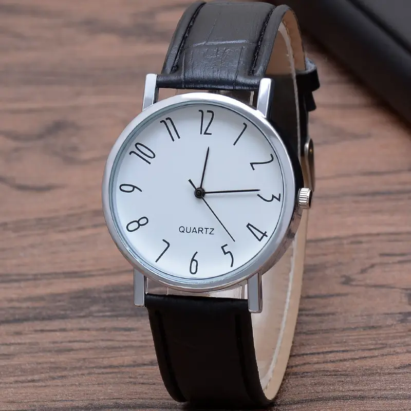 Men's quartz watch, glossy strap — chobi 6