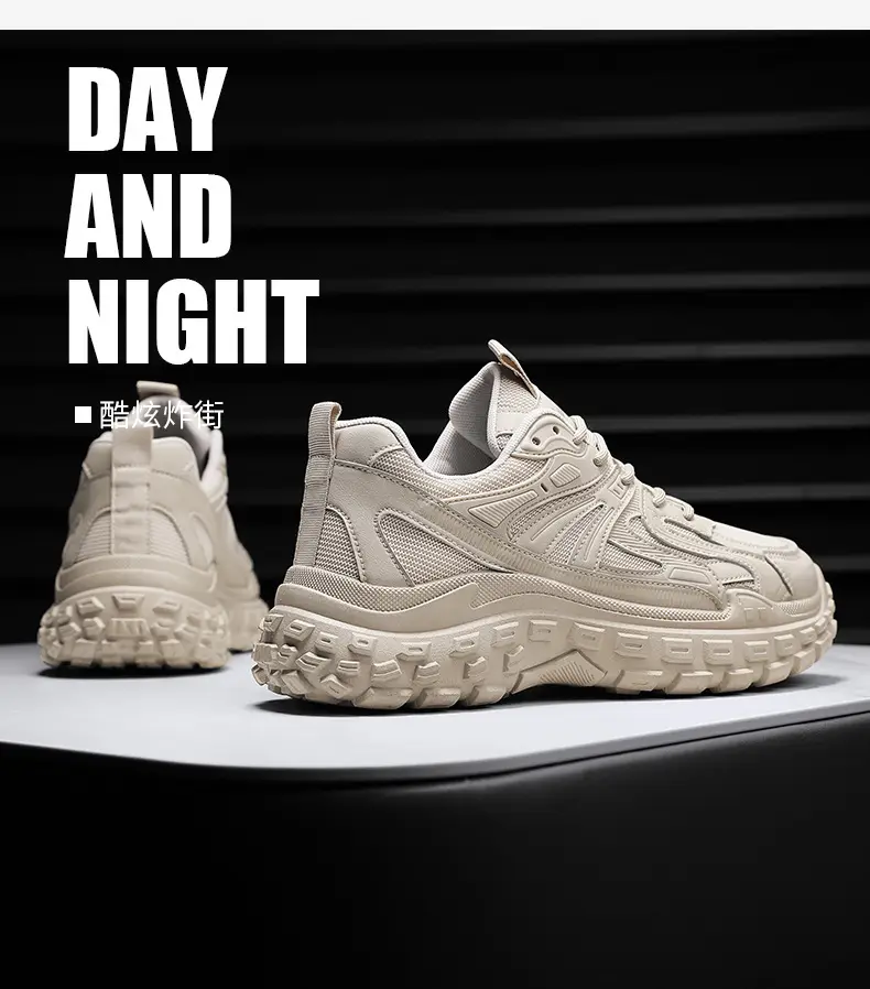 (Cross-border trading), autumn breathable wear-resistant casual footwear, tires, sports running sneakers, autumn season 2025 — chobi 4
