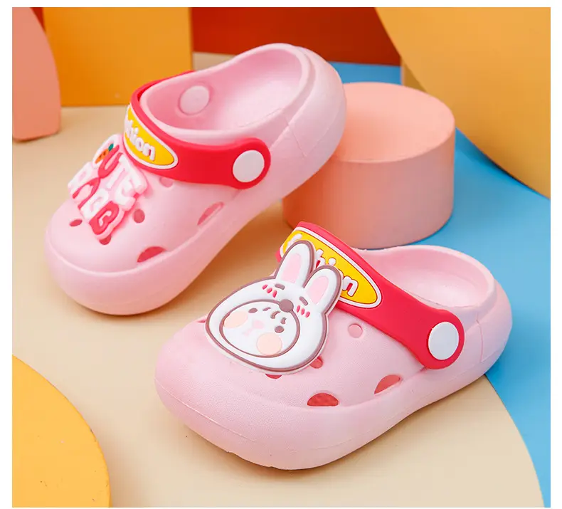 Children's non-slip cartoon summer Crocs-style slippers, mule for boys, sandals — chobi 12