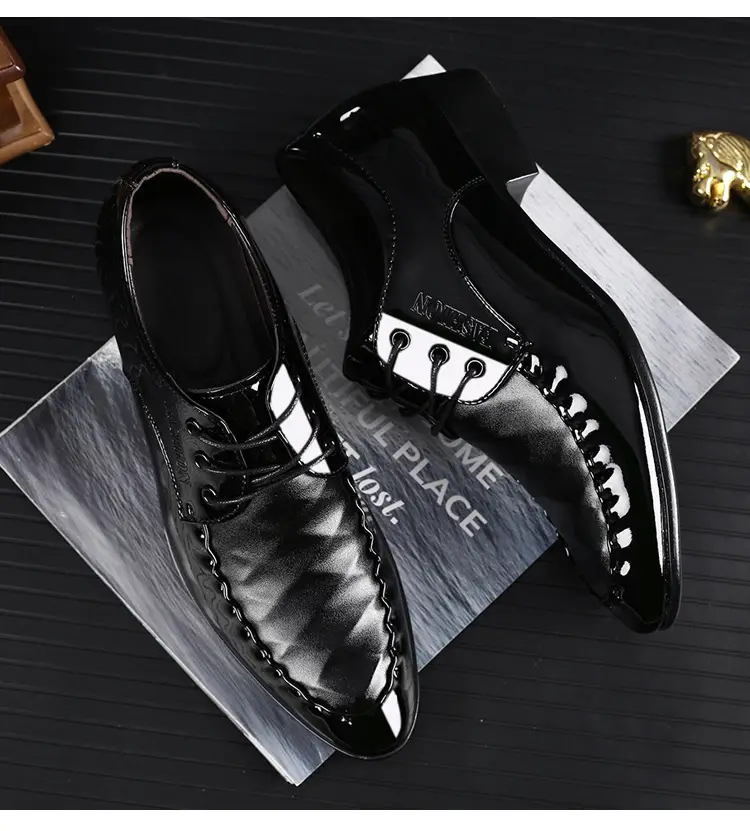 Men's classic suit jacket, casual footwear, universal wedding shoes, plus size, dropshipping available — chobi 20