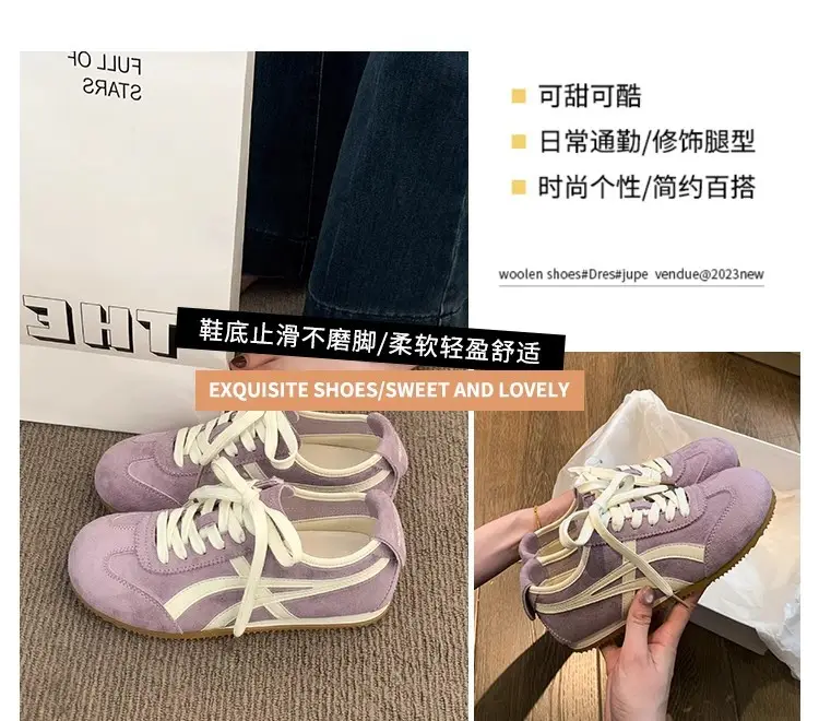 Retro summer GAT shoes, universal sports casual footwear flat for leisure, women's style, Collection Year 2025 — chobi 2
