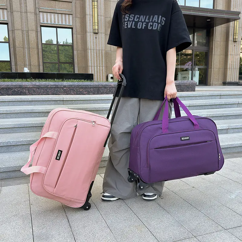 Suitcase, handheld capacious foldable travel bag for men and women — chobi 12