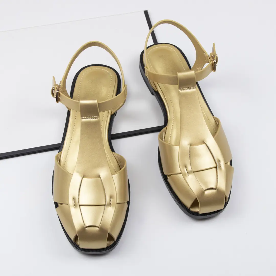 (Cross-border trading), women's sandals flat, women's slippers, Collection Year 2026, closed toe — chobi 9