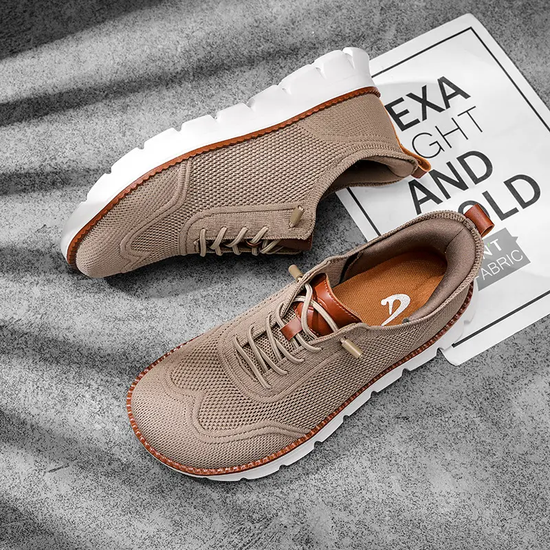 (Cross-border trading), lightweight loafers, comfortable sneakers, breathable casual footwear, made with flyknit technology, (Physicals) — chobi 7