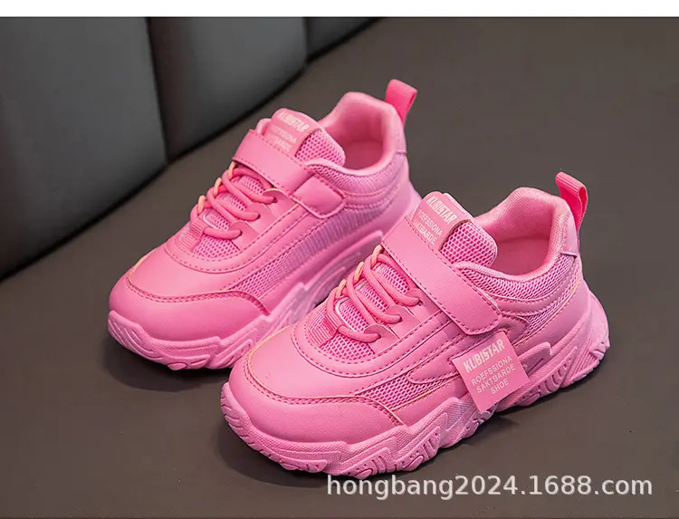 (Cross-border trading), children's white sneakers, running sneakers for students, Collection Year 2024, for teenagers — chobi 18