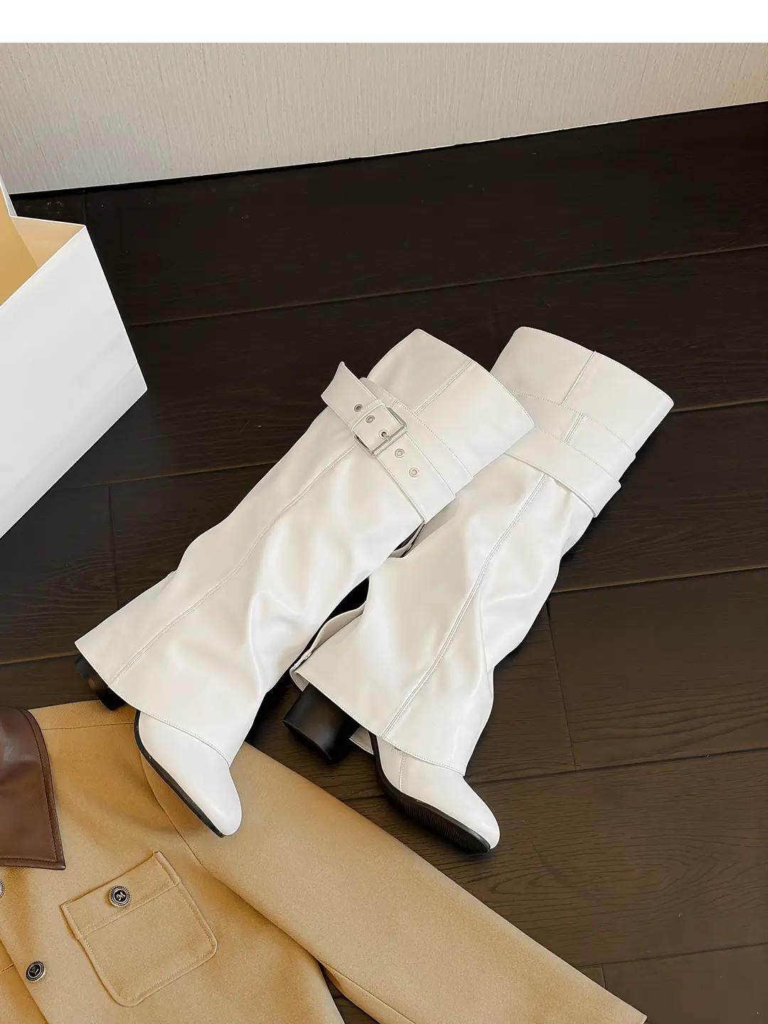 High boots, removable insulated trousers, can be worn in two ways, plus size, extra wide fit — chobi 36