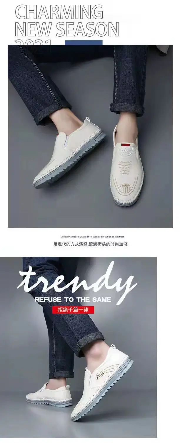 Casual shoes, breathable slip-ons, loafers, sneakers, simple and elegant design, round toe, high-quality style — chobi 10