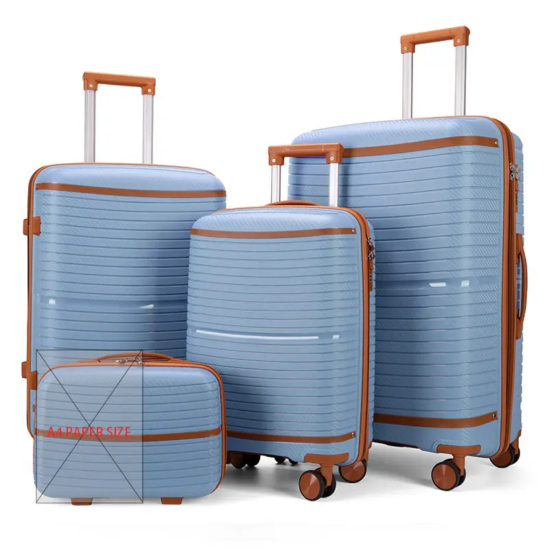(Cross-border trading), capacious explosion-proof universal suitcase with zipper, 24 inch — chobi 7